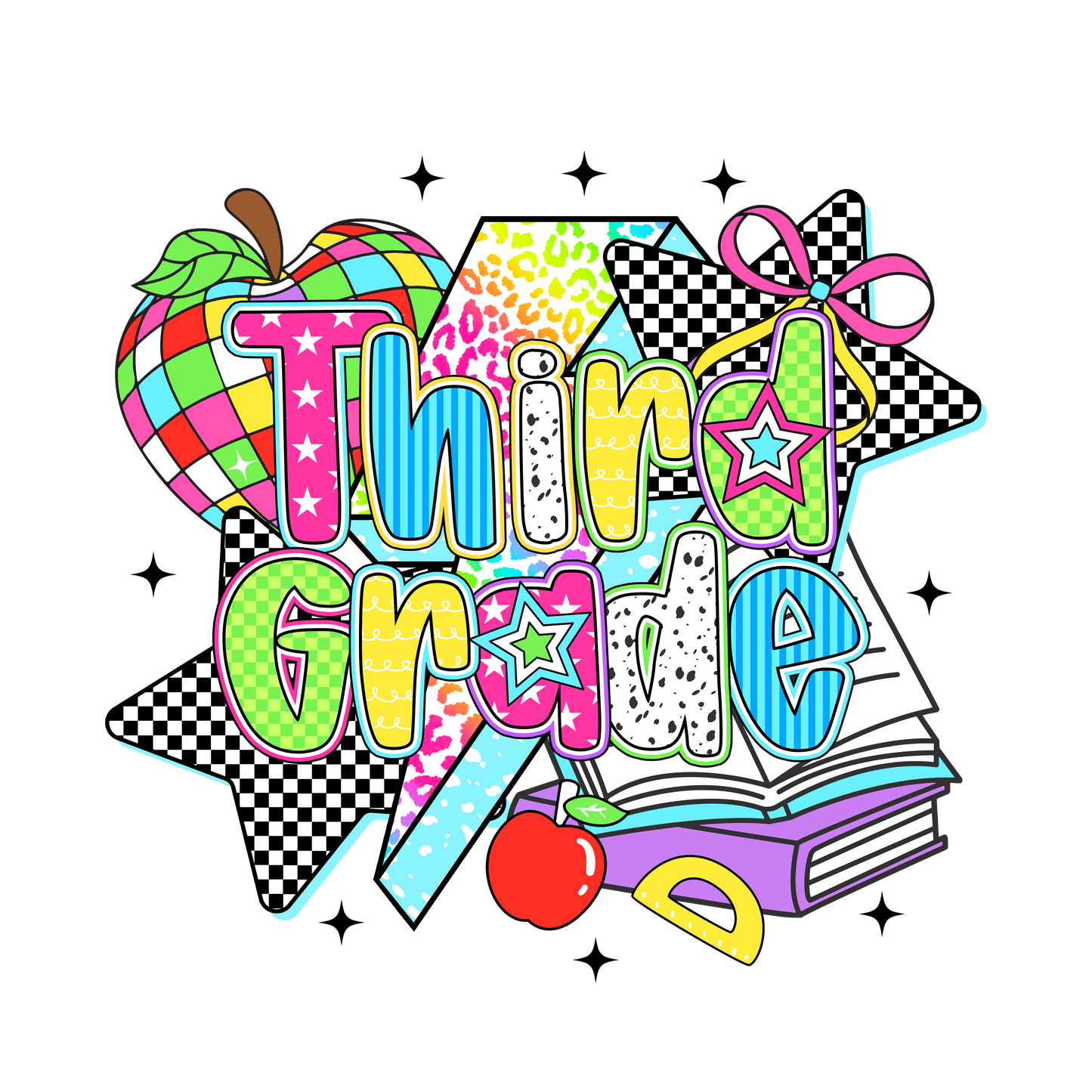 Back to School- Ready To Print Transfers