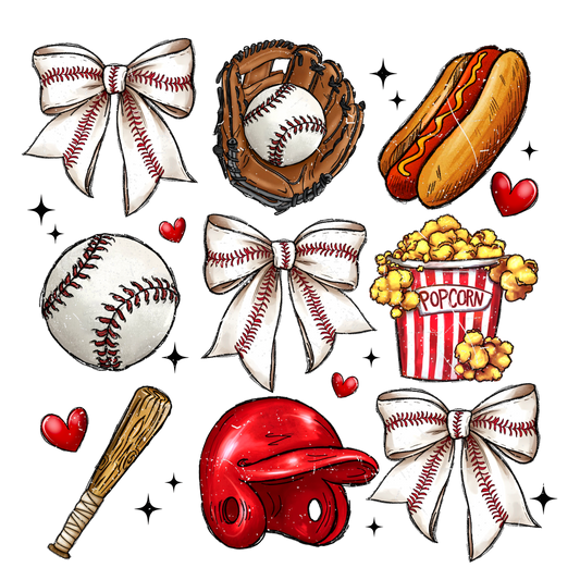 Baseball Mom- Ready To Press DTF Transfers